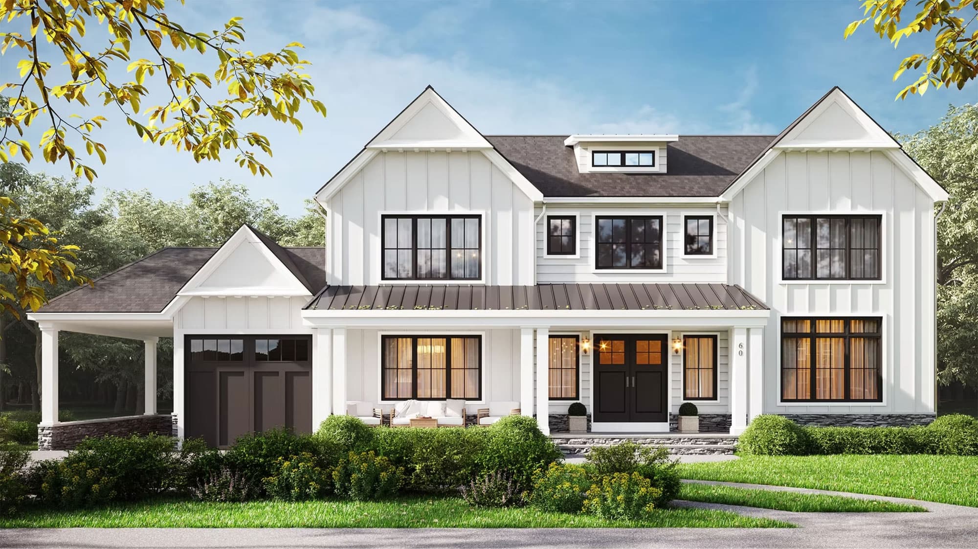 house ext 1 — architectural rendering by The Render Café — 3D rendering services Cincinnati