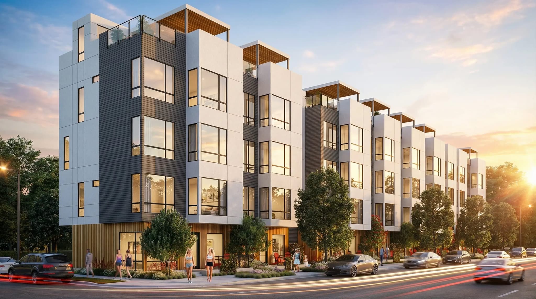 multi tenant cam2 — architectural rendering by The Render Café — 3D rendering services Cincinnati