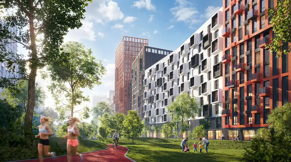 campus shot 3 — architectural rendering by The Render Café