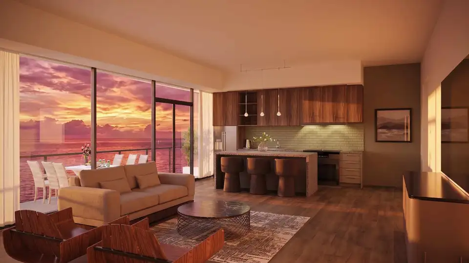 Cam 1 Sunset AI — architectural rendering by The Render Café