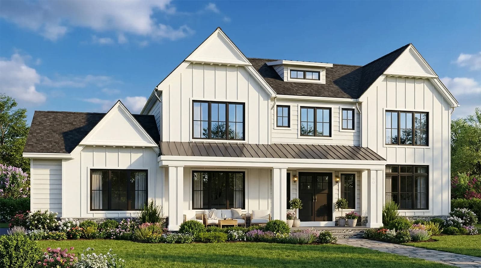 Featured exterior architectural rendering